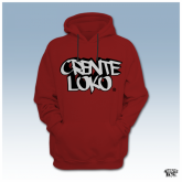 Moletom c/ Capuz - Crente Loko - Vermelho