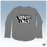 Camiseta Manga Longa - Crente Loko - Cinza