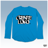 Camiseta Manga Longa - Crente Loko - Azul Claro