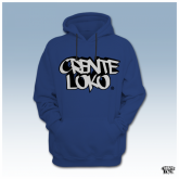 Moletom c/ Capuz - Crente Loko - Azul