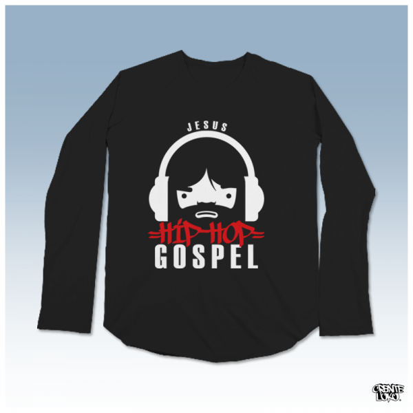 Camiseta Manga Longa - Hip-Hop Gospel - Preta